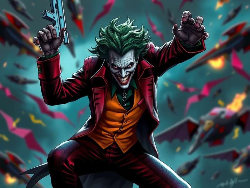 Joker's Triumphant War Battle Scene